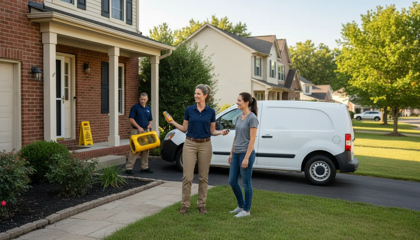 Water restoration image for Fire And Smoke Damage Restoration in Parkville, MD
